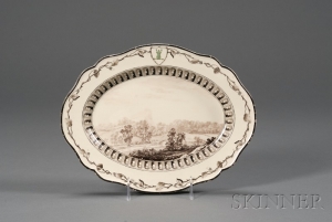 Wedgwood &ldquo;frog&rdquo; platter 1774 - courtesy Skinner Inc
